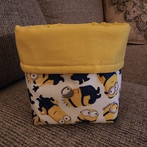 Fabric storage bin